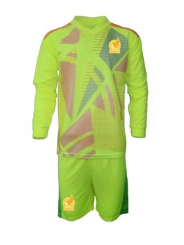 Mexiko Torwart Auswärts Trikotsatz für Kinder Copa America 2024 Langarm (+ Kurze Hosen)